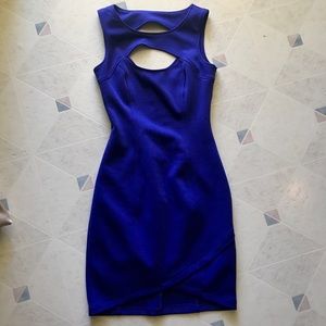 Royal blue dress